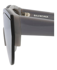 Balenciaga Unisex Shield/Wrap Grey Grey Silver Fashion Designer Eyewear
