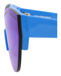 Balenciaga Unisex Shield/Wrap Light Blue Light Blue Blue Fashion Designer Eyewear