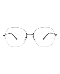 Balenciaga Unisex Round/Oval Black Black Transparent Fashion Designer Eyewear