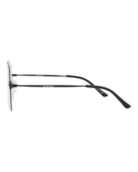 Balenciaga Unisex Round/Oval Black Black Transparent Fashion Designer Eyewear