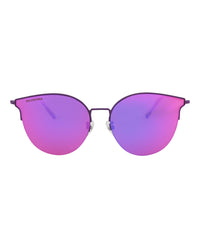 Balenciaga Mens Cat Eye Violet Violet Violet Fashion Designer Eyewear