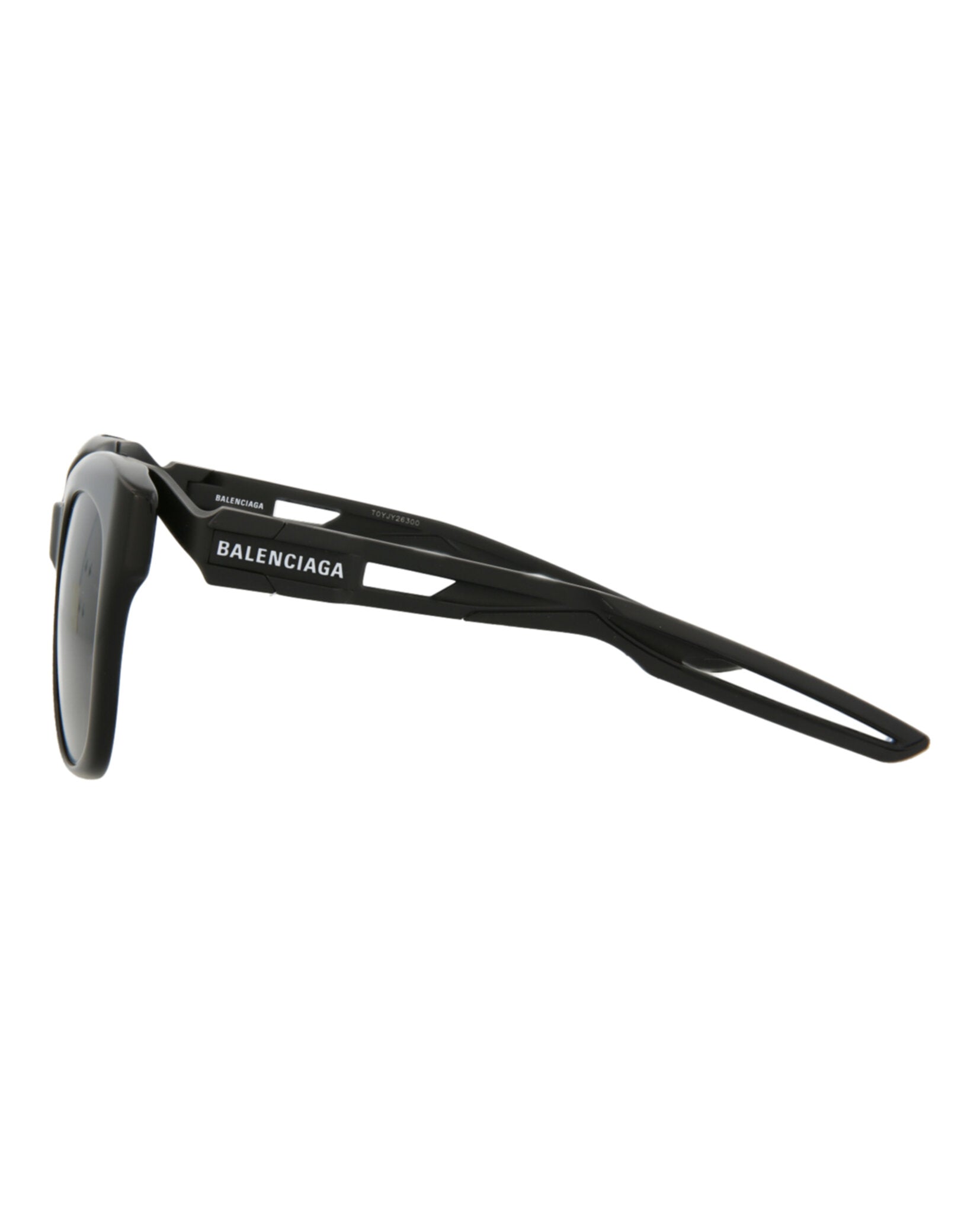 Balenciaga Balenciaga Unisex Square/Rectangle Black Black Grey Fashion Designer Eyewear