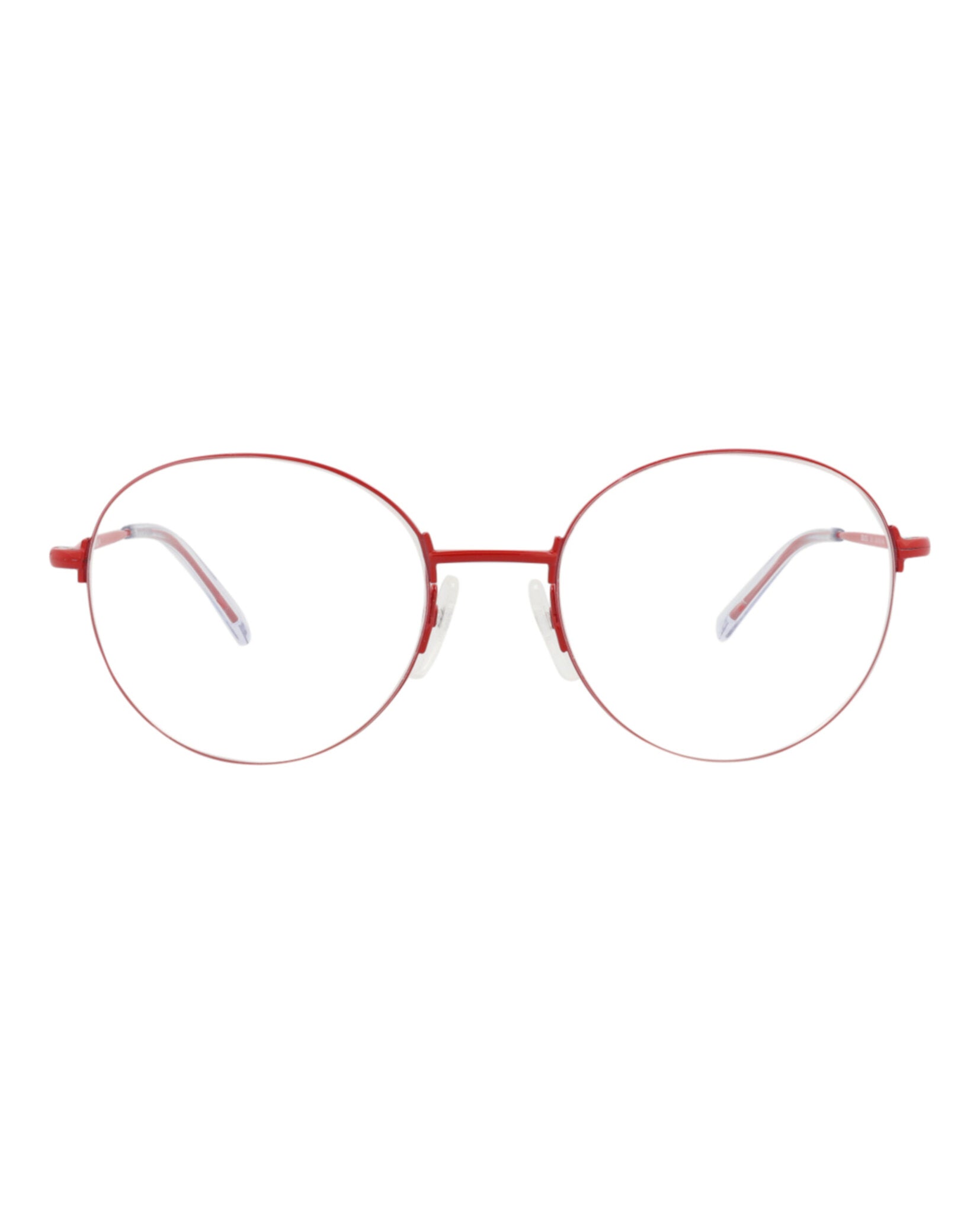 Balenciaga Unisex Round/Oval Red Red Transparent Fashion Designer Eyewear
