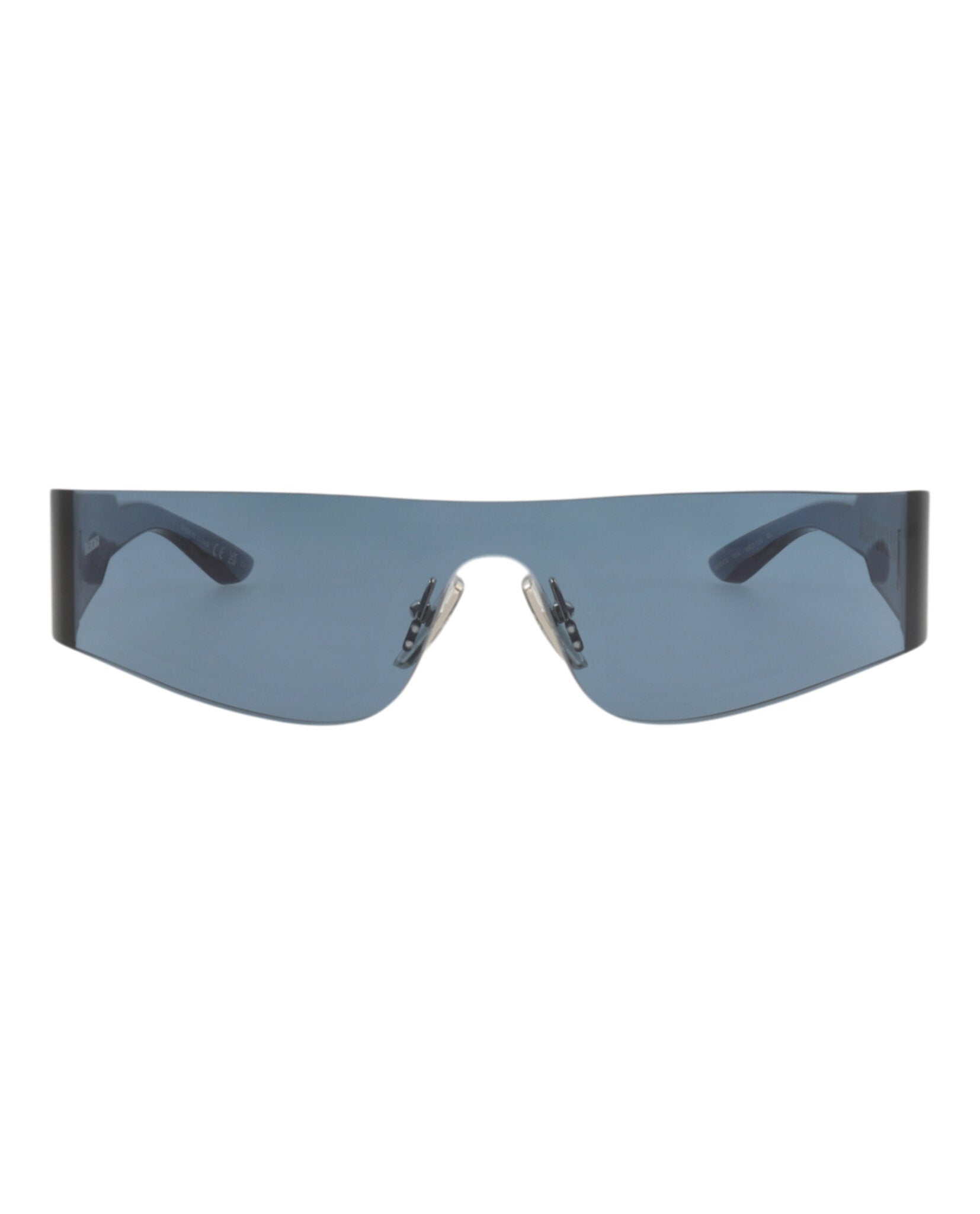 Balenciaga Unisex Shield/Wrap Blue Blue Blue Fashion Designer Eyewear