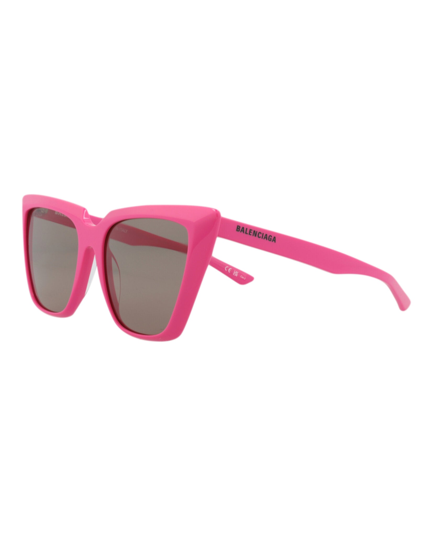 Balenciaga Balenciaga Womens Cat Eye Fuchsia Fuchsia Brown Fashion Designer Eyewear