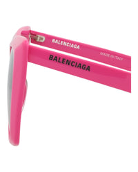 Balenciaga Balenciaga Womens Cat Eye Fuchsia Fuchsia Brown Fashion Designer Eyewear