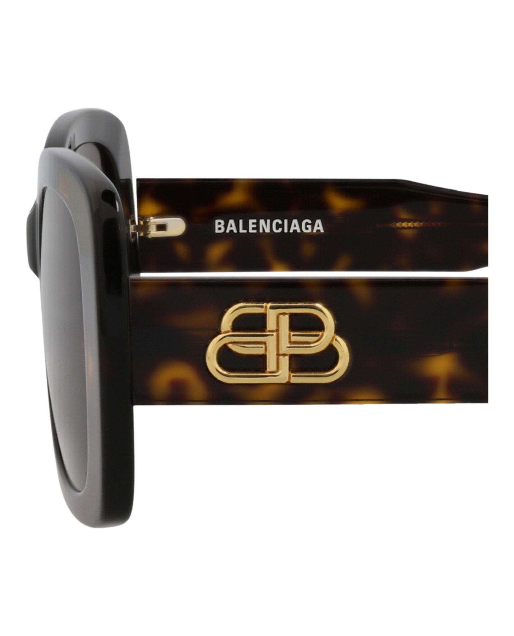 Balenciaga Balenciaga Mens Square/Rectangle Havana Havana Brown Fashion Designer Eyewear