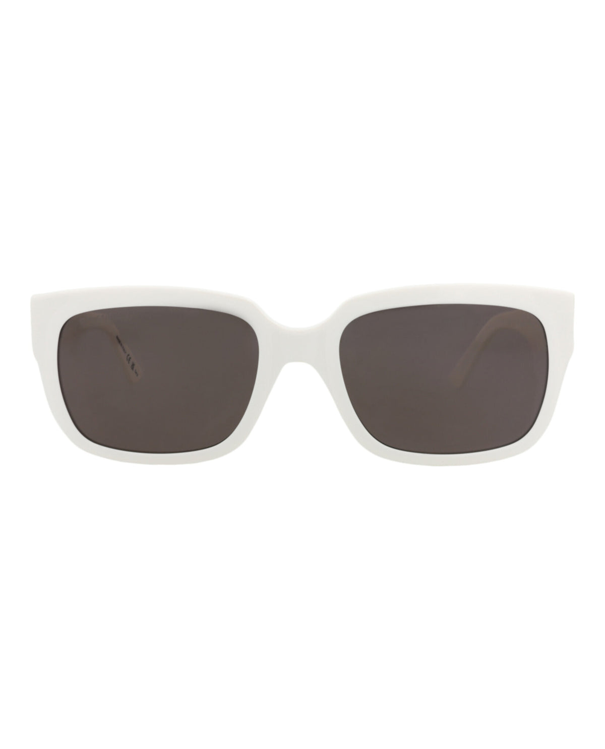 Balenciaga Balenciaga Unisex Square/Rectangle White White Grey Fashion Designer Eyewear