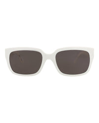 Balenciaga Balenciaga Unisex Square/Rectangle White White Grey Fashion Designer Eyewear