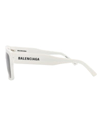 Balenciaga Balenciaga Unisex Square/Rectangle White White Grey Fashion Designer Eyewear