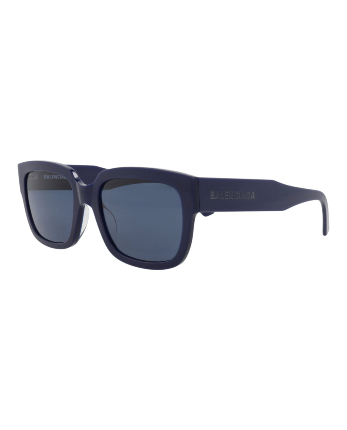 Balenciaga Balenciaga Unisex Square/Rectangle Blue Blue Light Blue Fashion Designer Eyewear