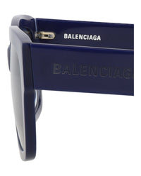 Balenciaga Balenciaga Unisex Square/Rectangle Blue Blue Light Blue Fashion Designer Eyewear