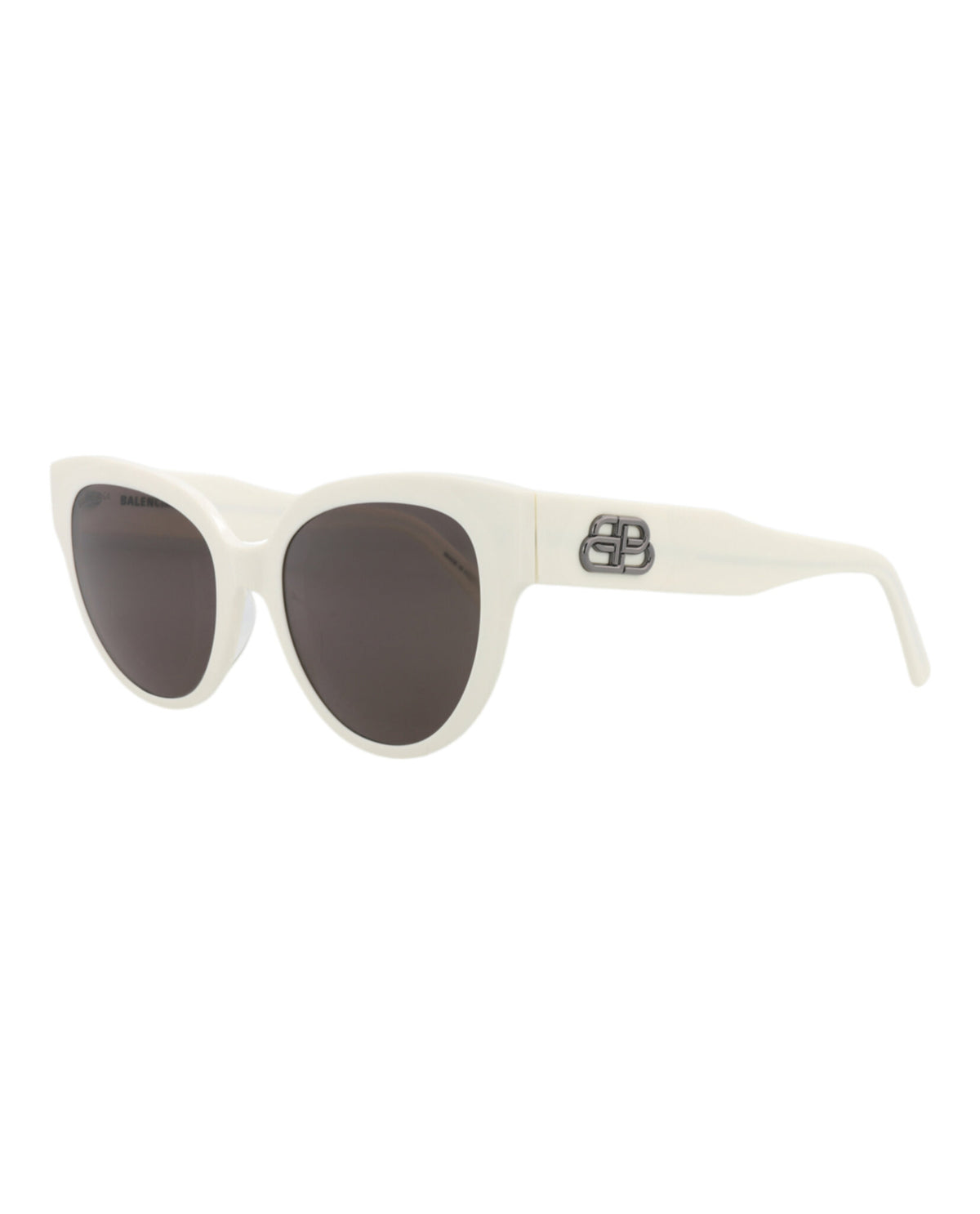 Balenciaga Balenciaga Womens Cat Eye White White Grey Fashion Designer Eyewear