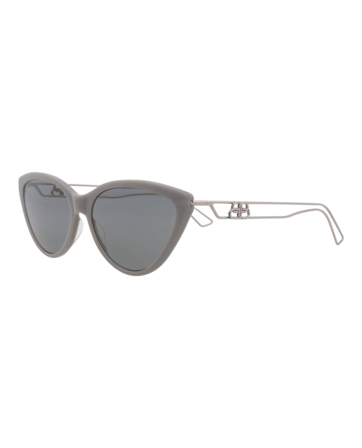 Balenciaga Balenciaga Womens Cat Eye Grey Ruthenium Grey Fashion Designer Eyewear