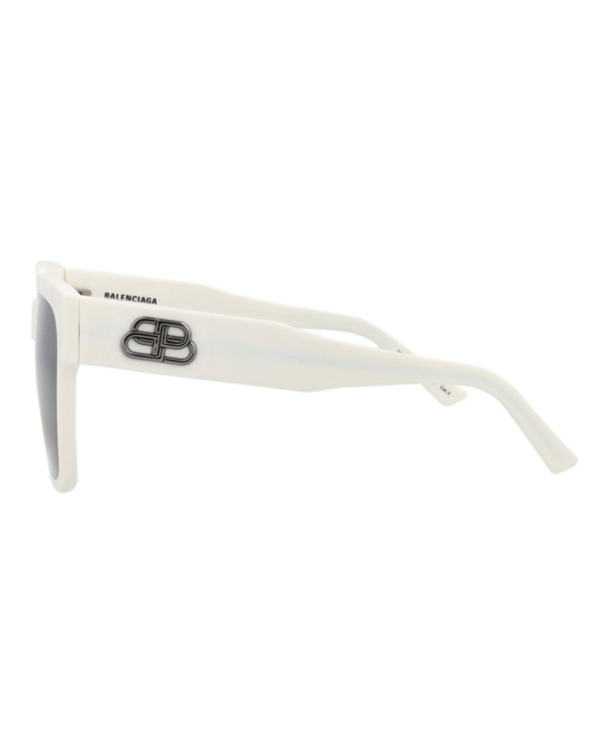 Balenciaga Balenciaga Womens Square/Rectangle White White Grey Fashion Designer Eyewear