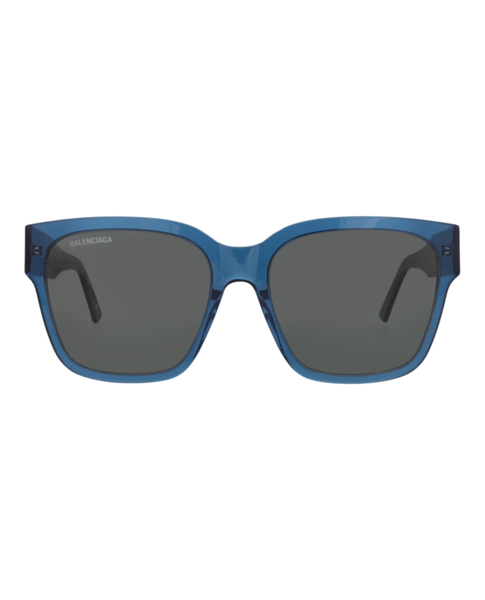 Balenciaga Balenciaga Womens Square/Rectangle Blue Blue Green Fashion Designer Eyewear