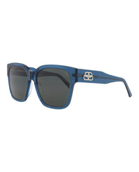 Balenciaga Balenciaga Womens Square/Rectangle Blue Blue Green Fashion Designer Eyewear