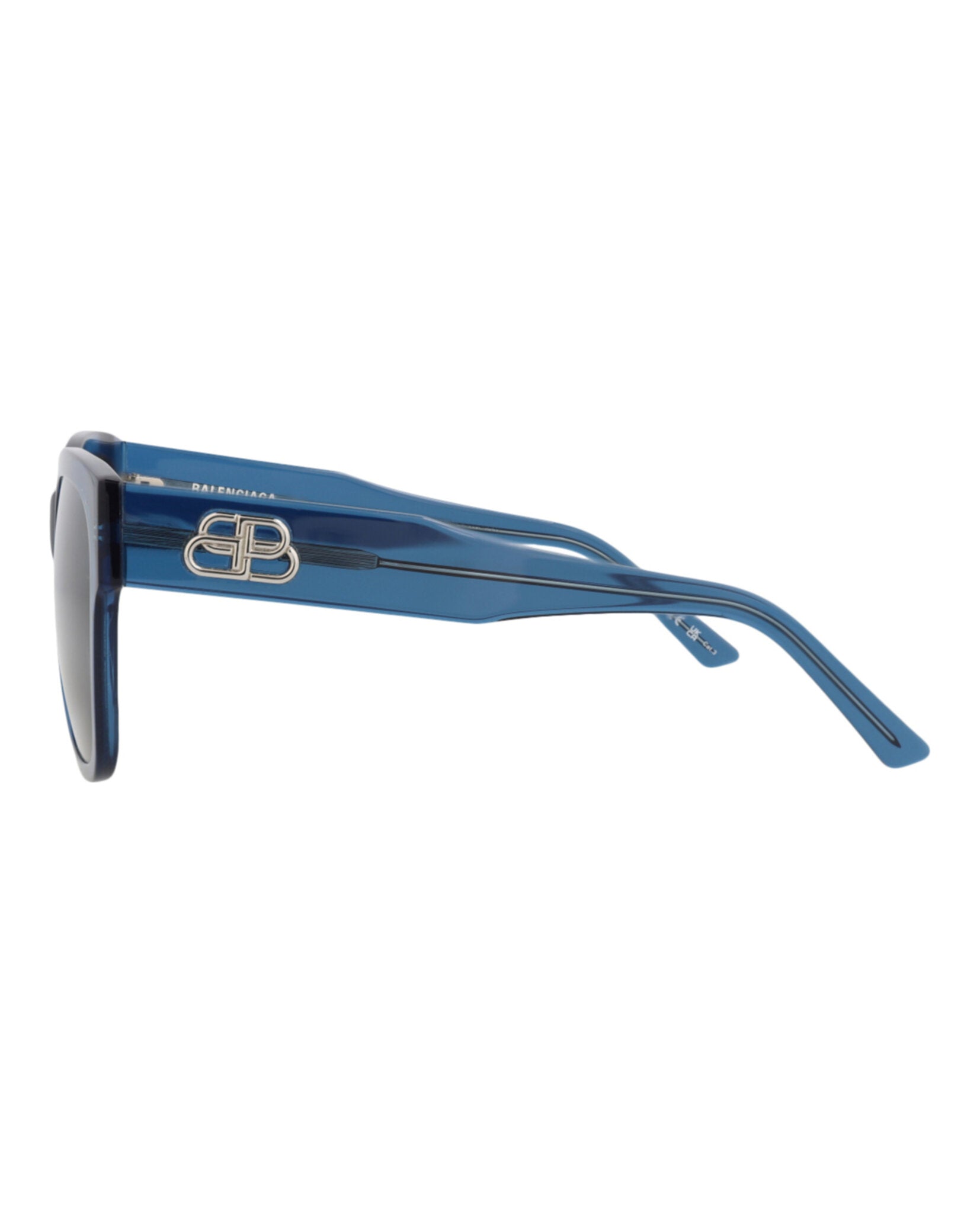 Balenciaga Balenciaga Womens Square/Rectangle Blue Blue Green Fashion Designer Eyewear