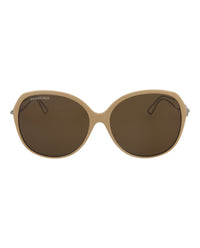 Balenciaga Womens Round/Oval Brown Grey Brown Fashion Designer Eyewear