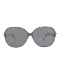 Balenciaga Balenciaga Womens Round/Oval Grey Ruthenium Grey Fashion Designer Eyewear