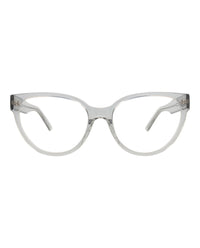 Balenciaga Womens Cat Eye Grey Grey Transparent Fashion Designer Eyewear