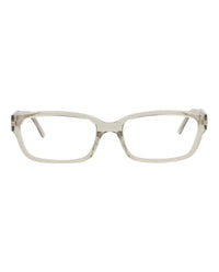 Balenciaga Womens Square/Rectangle Beige Beige Transparent Fashion Designer Eyewear