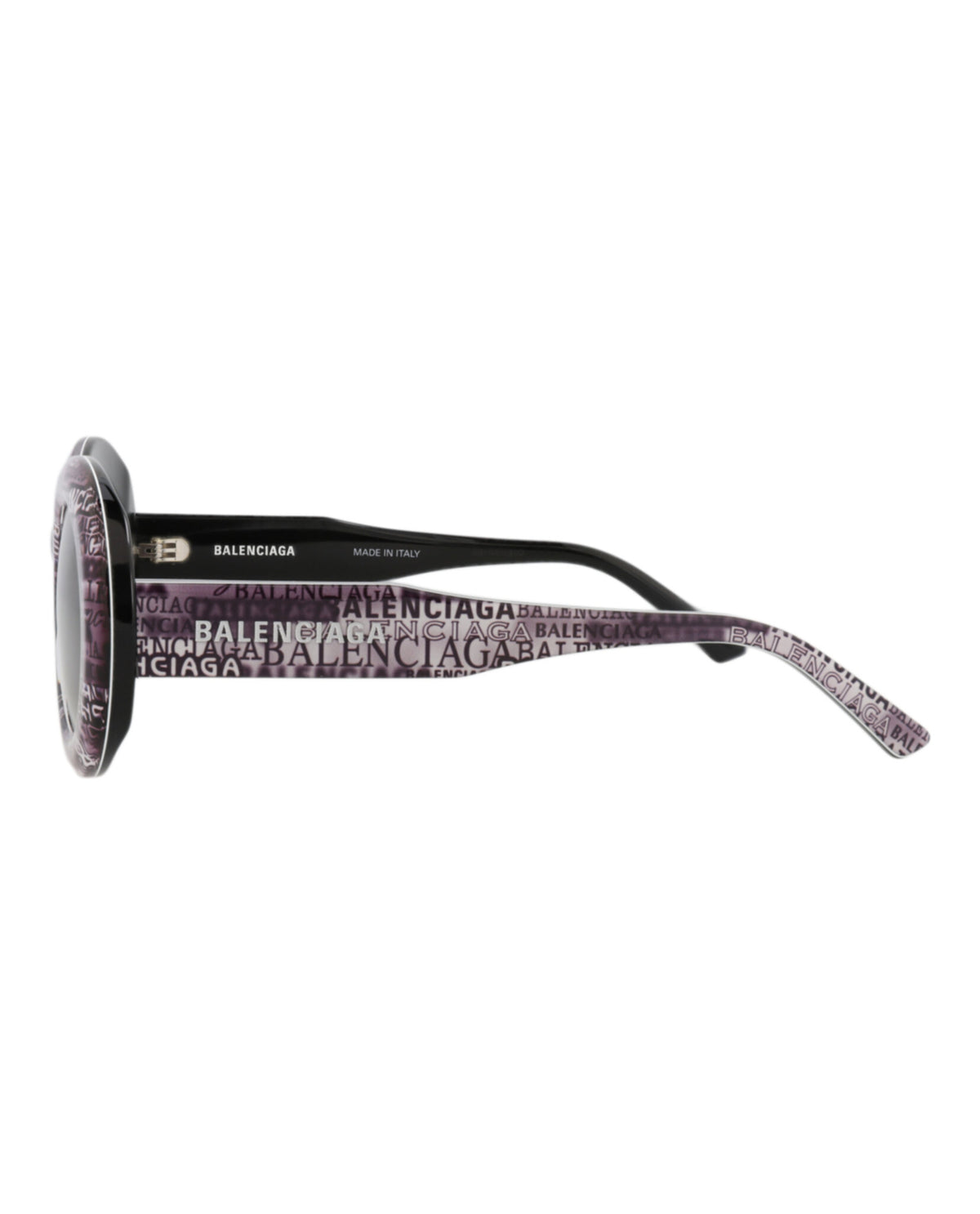 Balenciaga Balenciaga Womens Round/Oval Black Black Grey Fashion Designer Eyewear