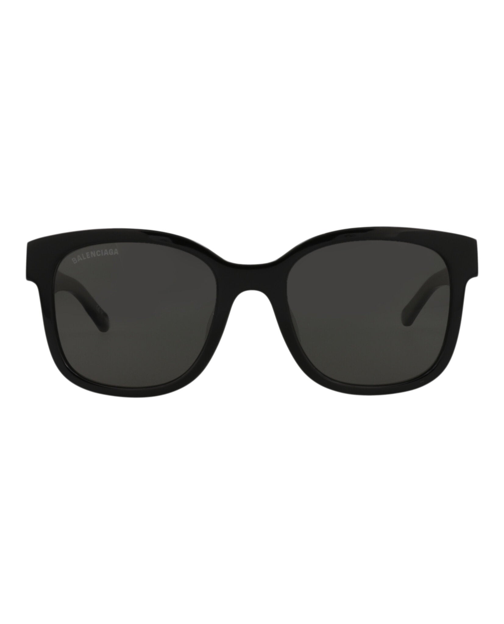 Balenciaga Unisex Square/Rectangle Black Black Grey Fashion Designer Eyewear