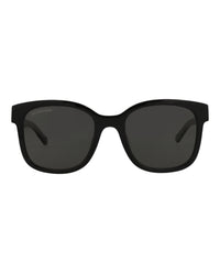 Balenciaga Unisex Square/Rectangle Black Black Grey Fashion Designer Eyewear
