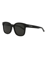 Balenciaga Unisex Square/Rectangle Black Black Grey Fashion Designer Eyewear