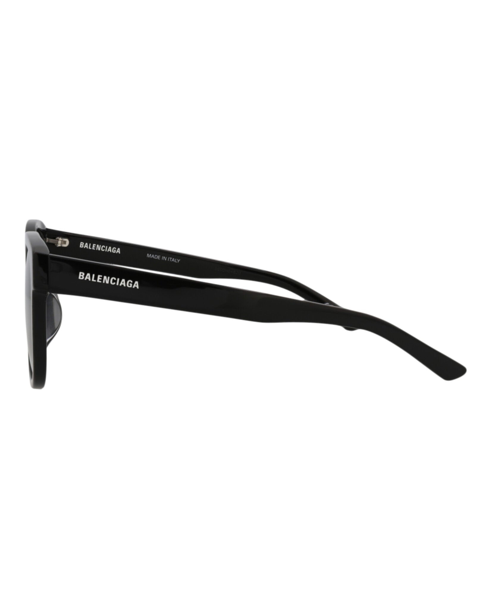 Balenciaga Unisex Square/Rectangle Black Black Grey Fashion Designer Eyewear
