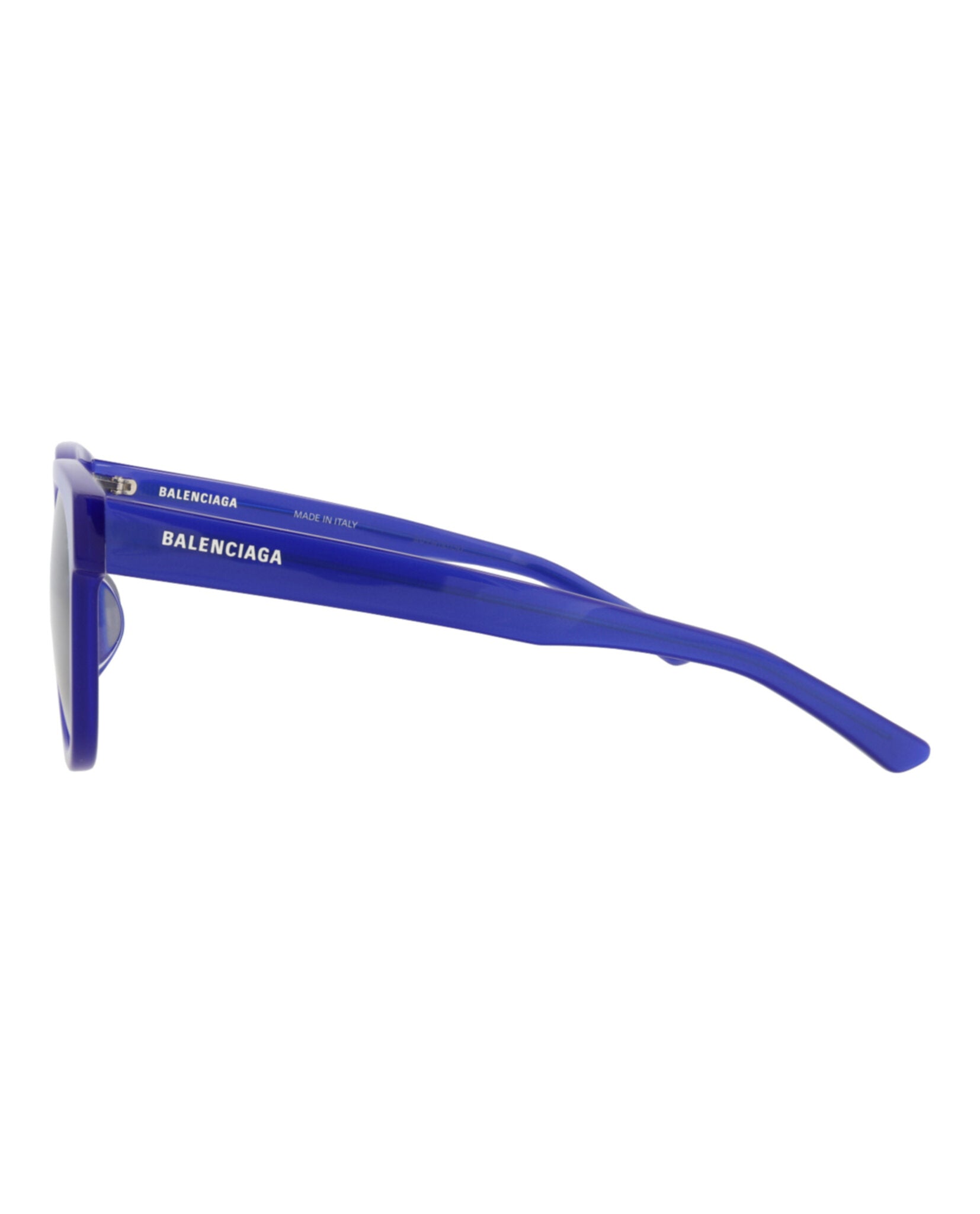 Balenciaga Balenciaga Womens Round/Oval Blue Blue Blue Fashion Designer Eyewear