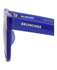 Balenciaga Balenciaga Womens Round/Oval Blue Blue Blue Fashion Designer Eyewear