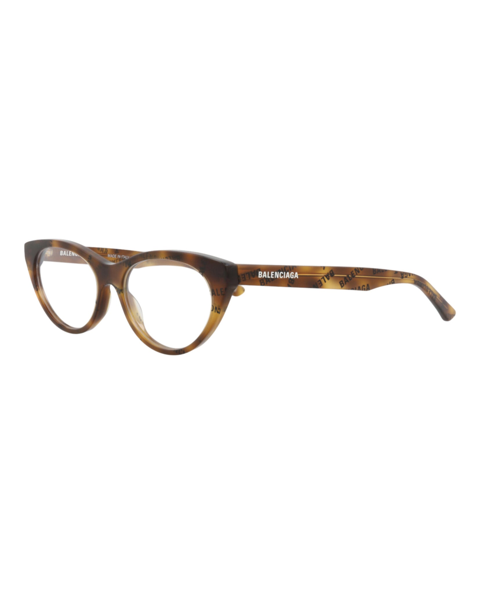 Balenciaga Womens Cat Eye Havana Havana Transparent Fashion Designer Eyewear