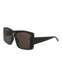 Balenciaga Balenciaga Womens Square/Rectangle Black Black Grey Fashion Designer Eyewear