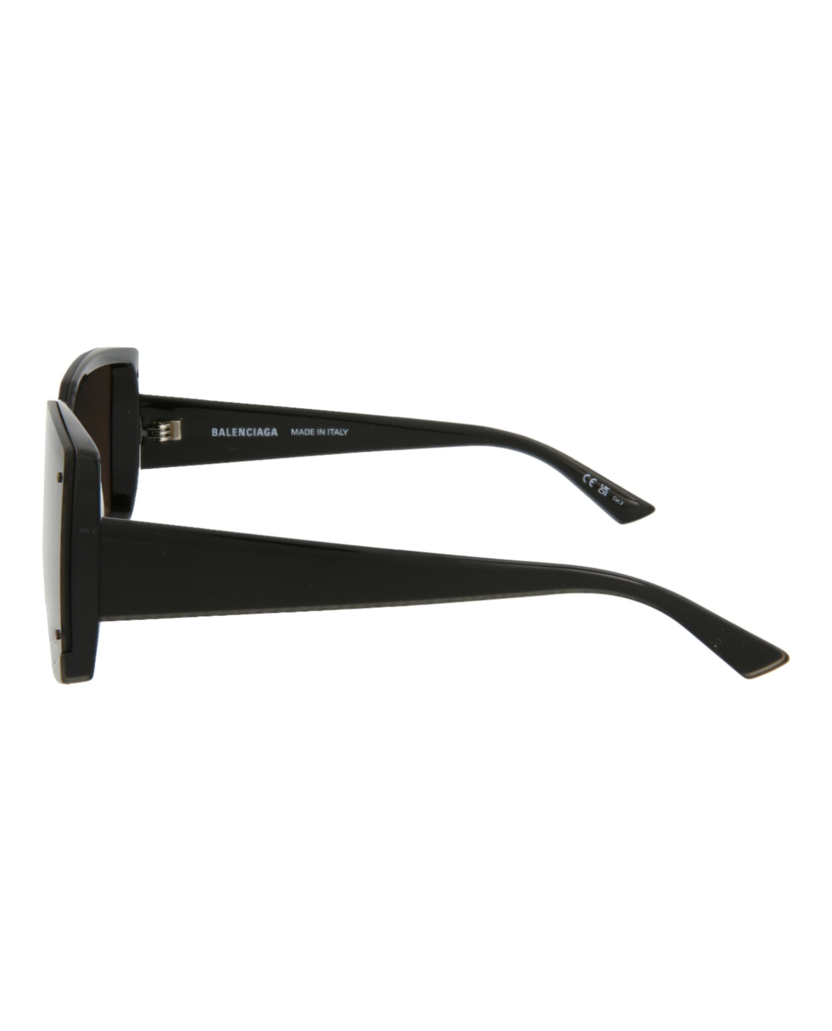 Balenciaga Balenciaga Womens Square/Rectangle Black Black Grey Fashion Designer Eyewear