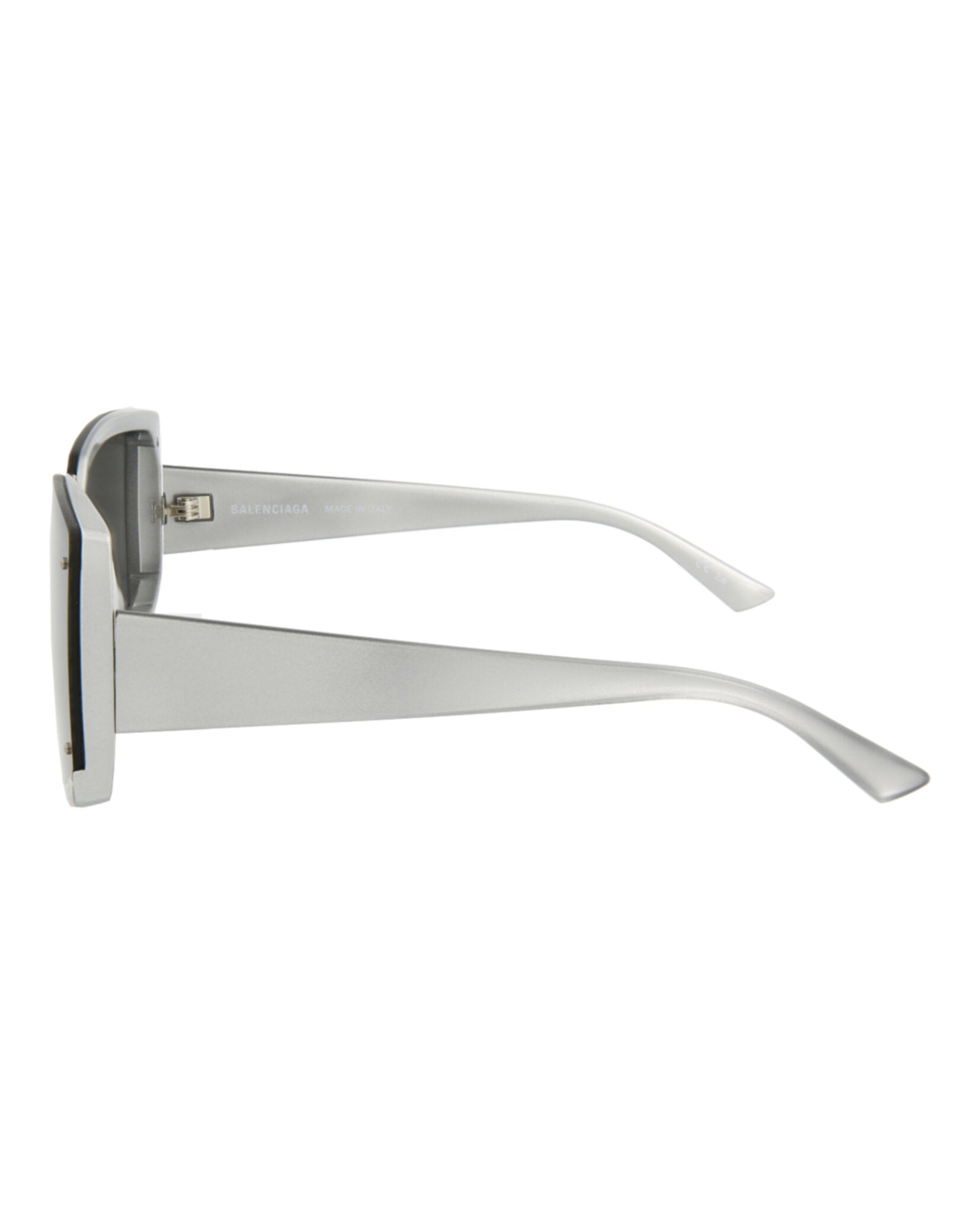 Balenciaga Womens Square/Rectangle Ruthenium Ruthenium Silver Fashion Designer Eyewear