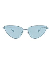 Balenciaga Balenciaga Womens Cat Eye Light Blue Light Blue Light Blue Fashion Designer Eyewear