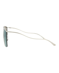 Balenciaga Unisex Aviator SILVER SILVER LIGHT BLUE Fashion Designer Eyewear