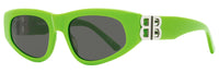 Balenciaga Cateye Sunglasses BB0095S 009 Green 53mm Green