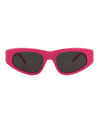 Balenciaga Balenciaga Womens Cat Eye Pink Gold Grey Fashion Designer Eyewear