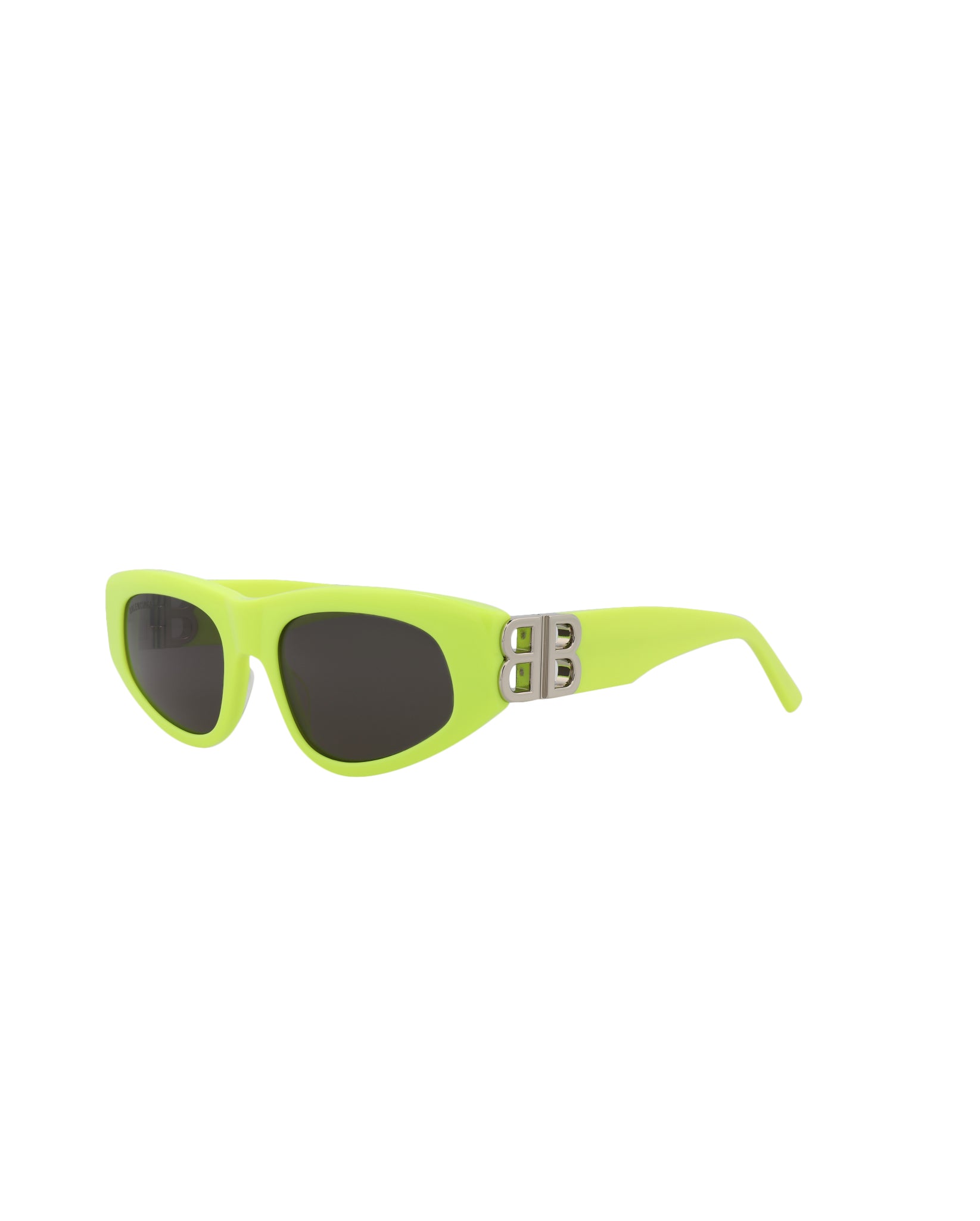 Balenciaga Womens Cat Eye Yellow Silver Grey Fashion Designer Eyewear
