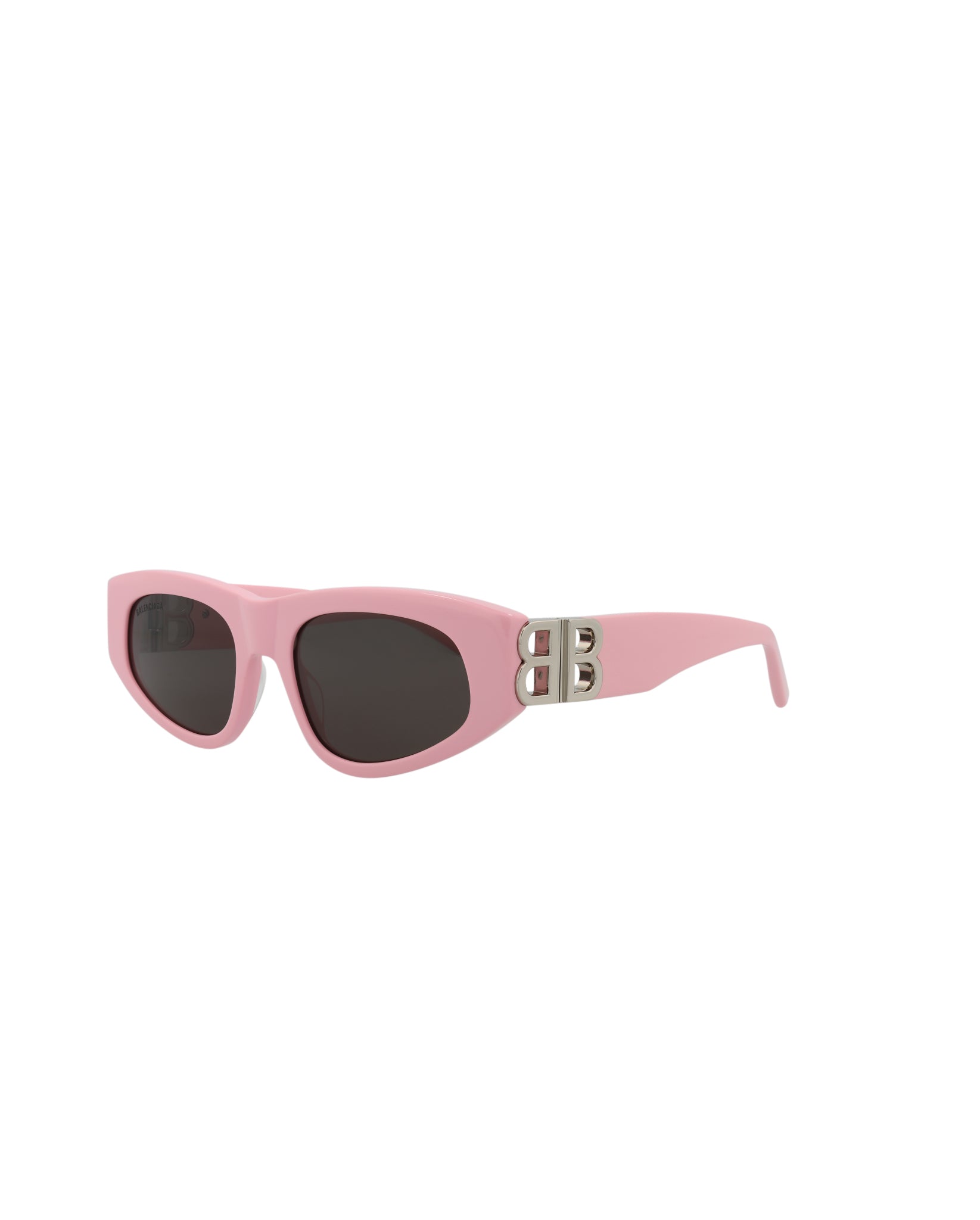 Balenciaga Womens Cat Eye Pink Silver Grey Fashion Designer Eyewear