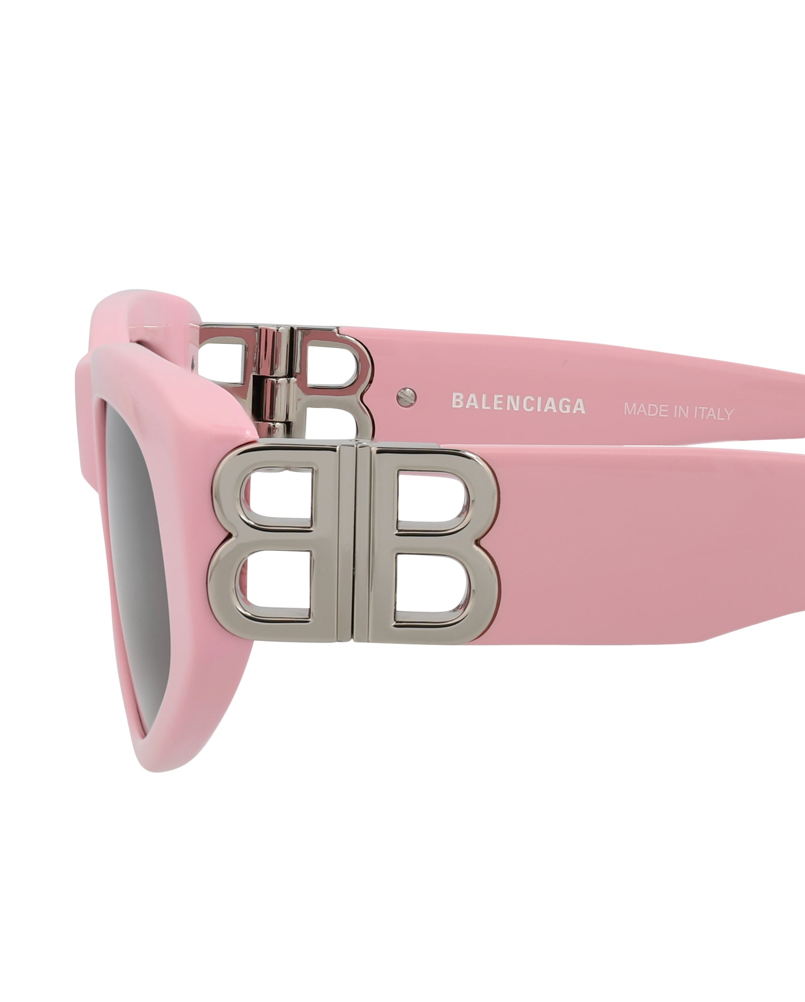 Balenciaga Womens Cat Eye Pink Silver Grey Fashion Designer Eyewear
