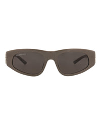 Balenciaga Balenciaga Womens Cat Eye Brown Silver Grey Fashion Designer Eyewear