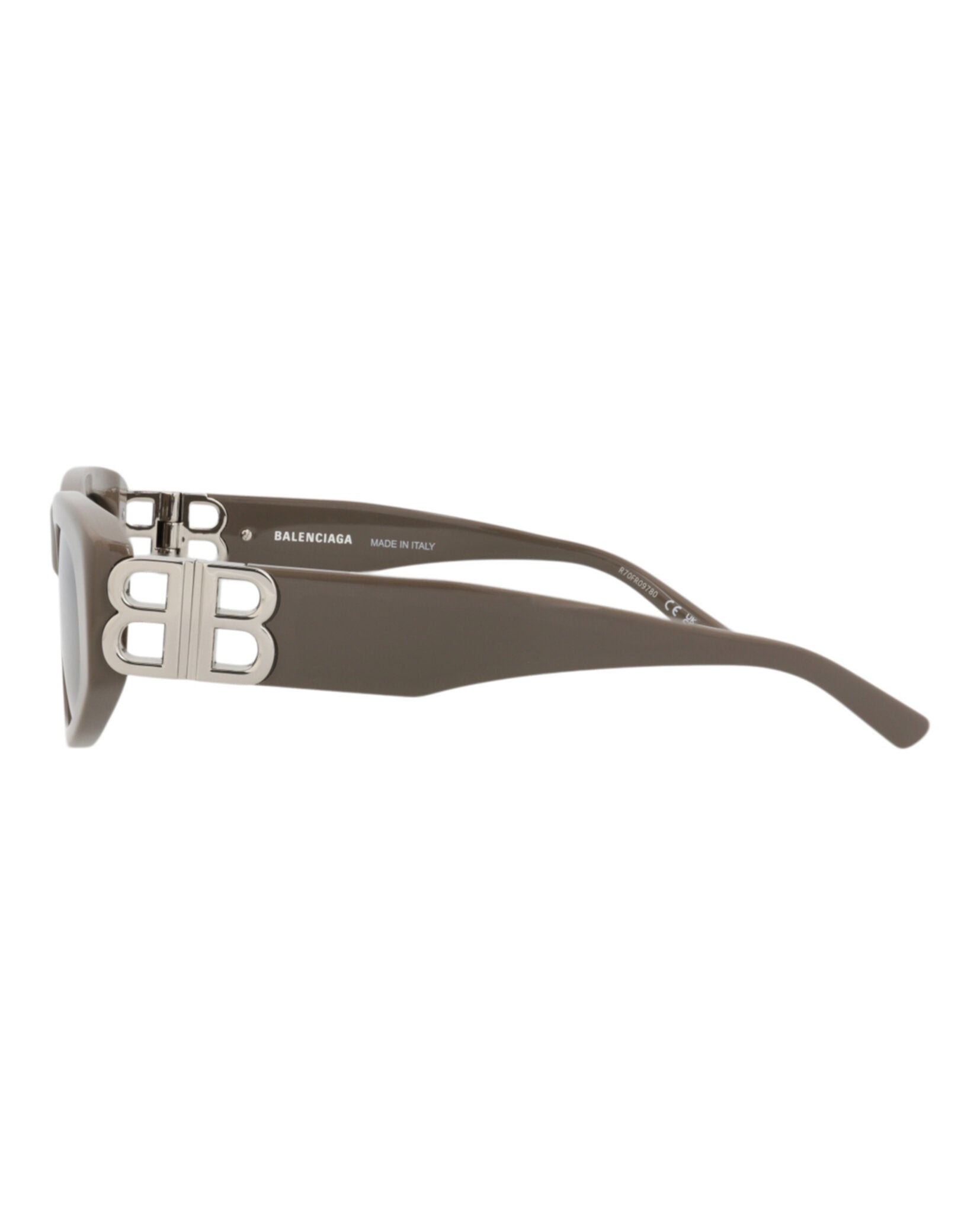 Balenciaga Balenciaga Womens Cat Eye Brown Silver Grey Fashion Designer Eyewear