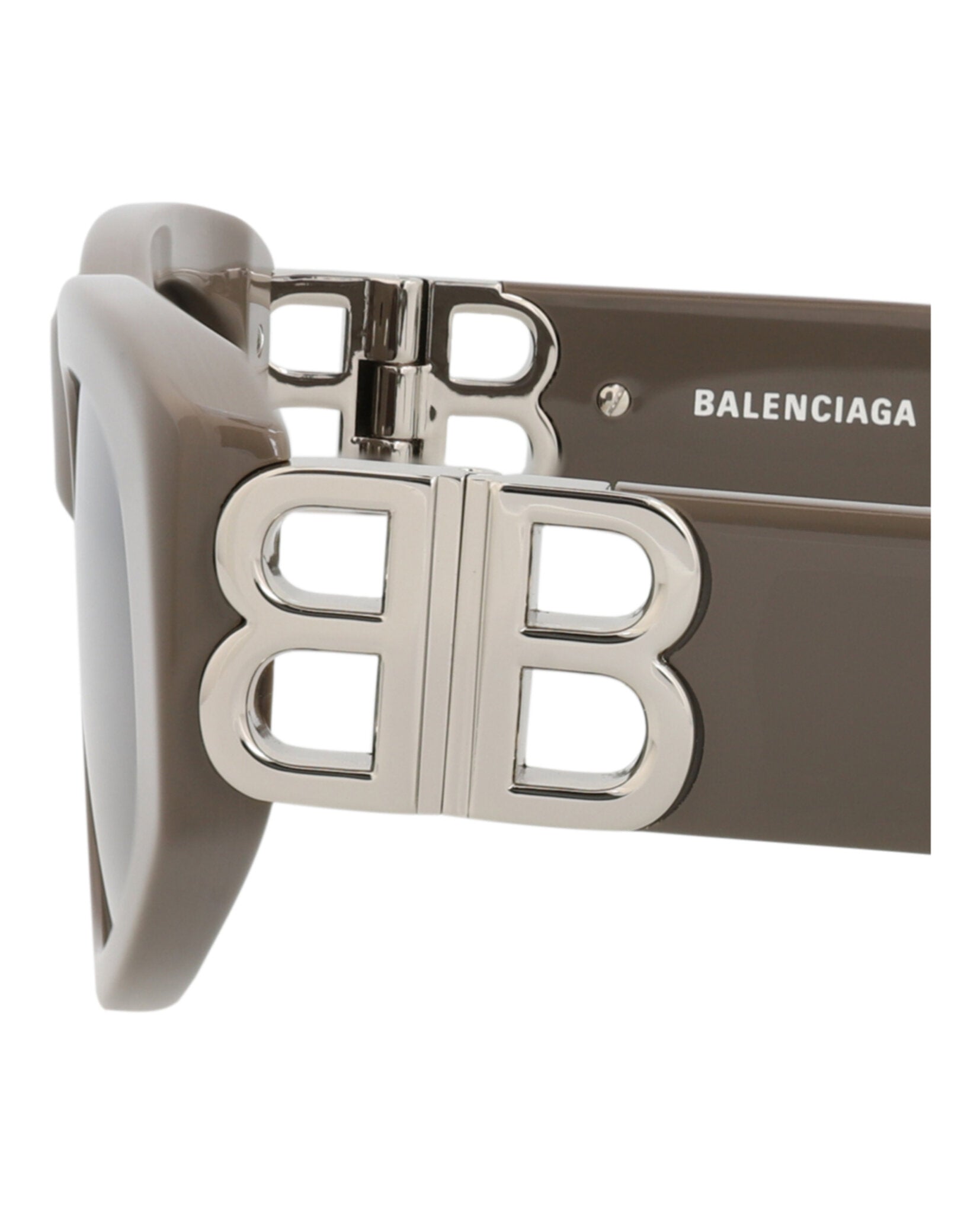Balenciaga Balenciaga Womens Cat Eye Brown Silver Grey Fashion Designer Eyewear