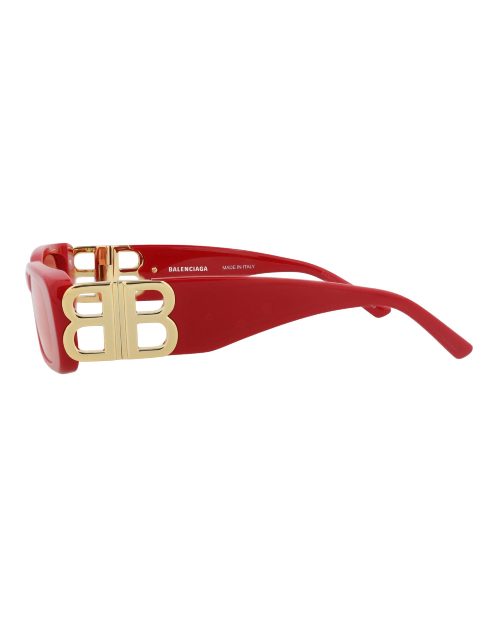 Balenciaga Balenciaga Womens Square/Rectangle Red Gold Red Fashion Designer Eyewear