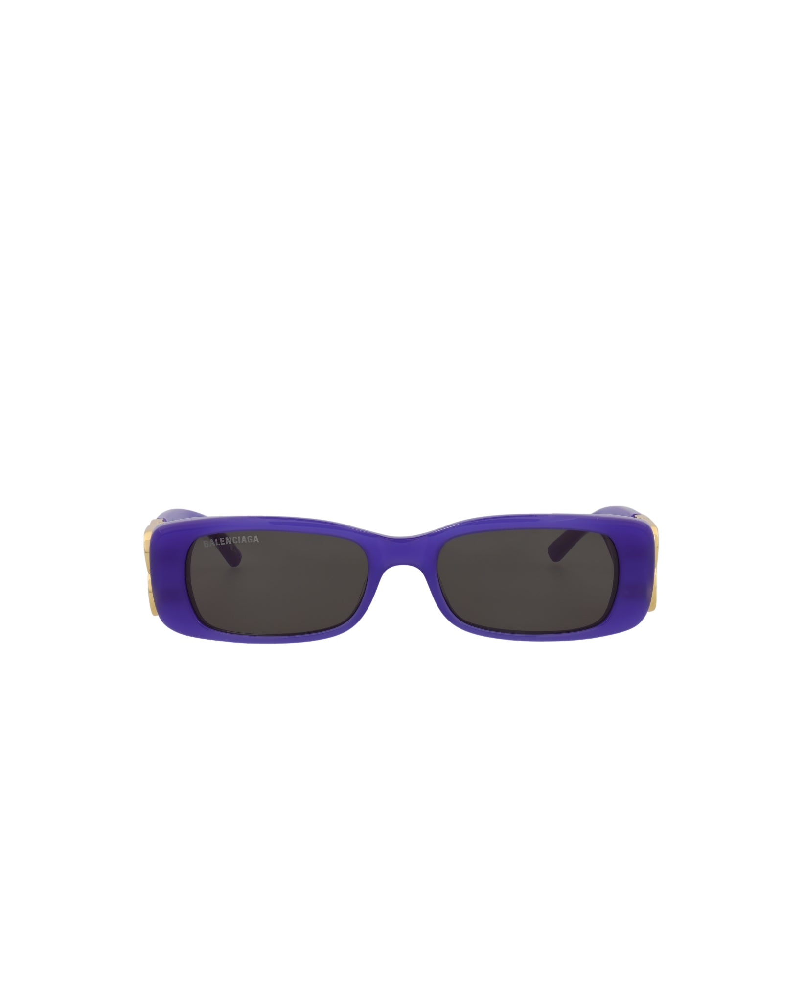 Balenciaga Womens Square/Rectangle Violet Gold Grey Fashion Designer Eyewear