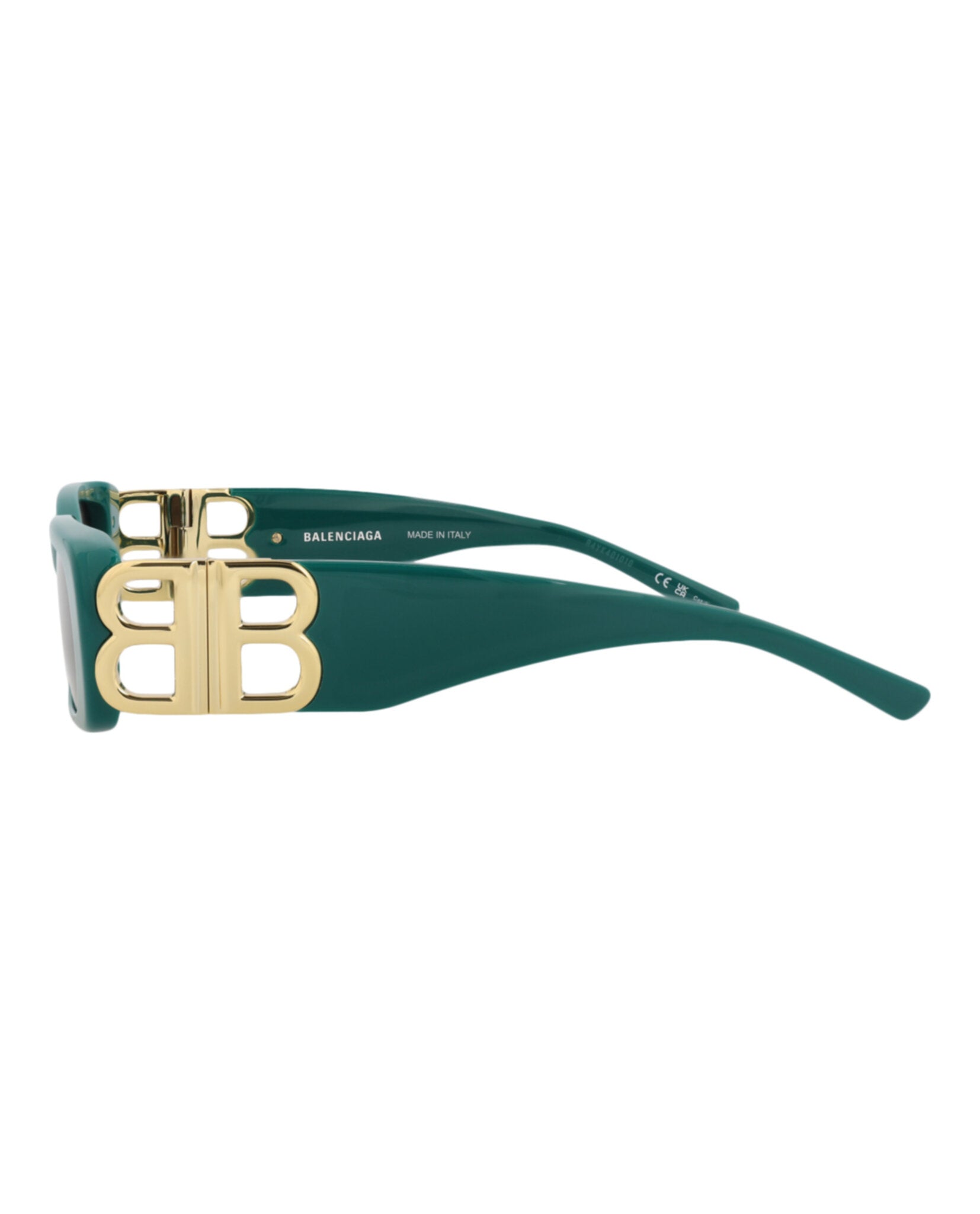 Balenciaga Balenciaga Womens Square/Rectangle Green Gold Grey Fashion Designer Eyewear